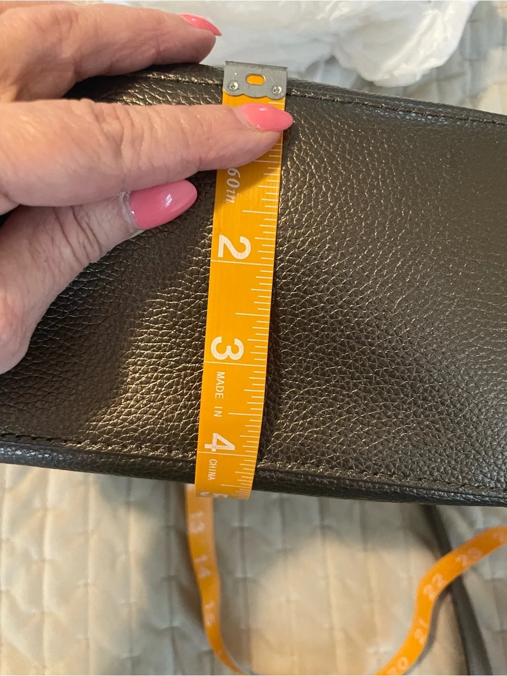 kate spade metallic bronze sachel cross body with detachable strap